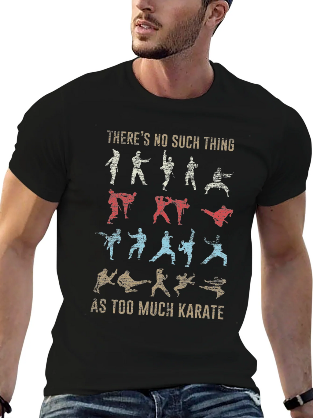 Karate Graphic Tee - Too Much Karate T-Shirt