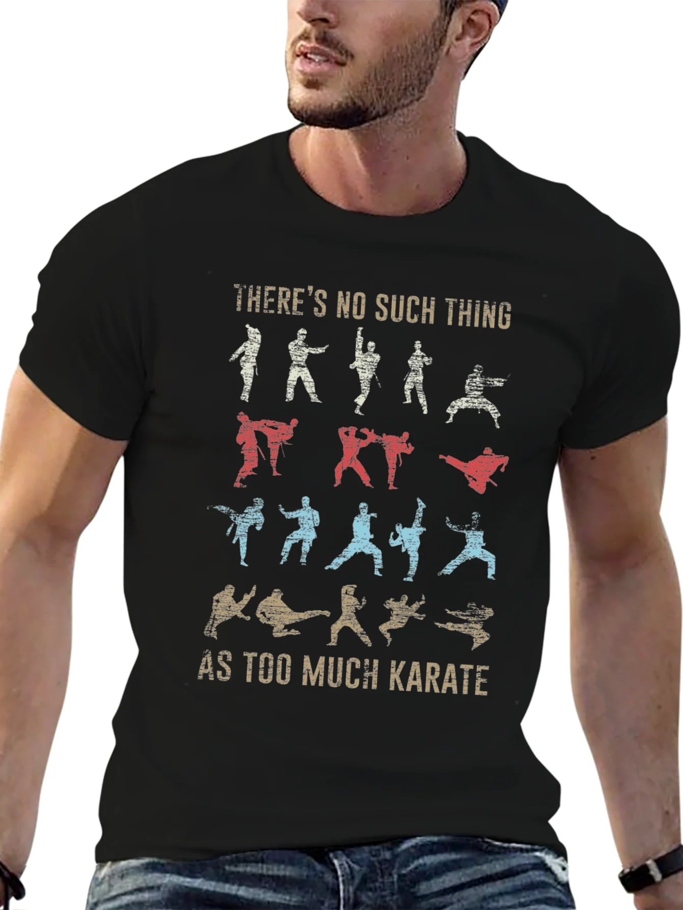 Karate Graphic Tee - Too Much Karate T-Shirt
