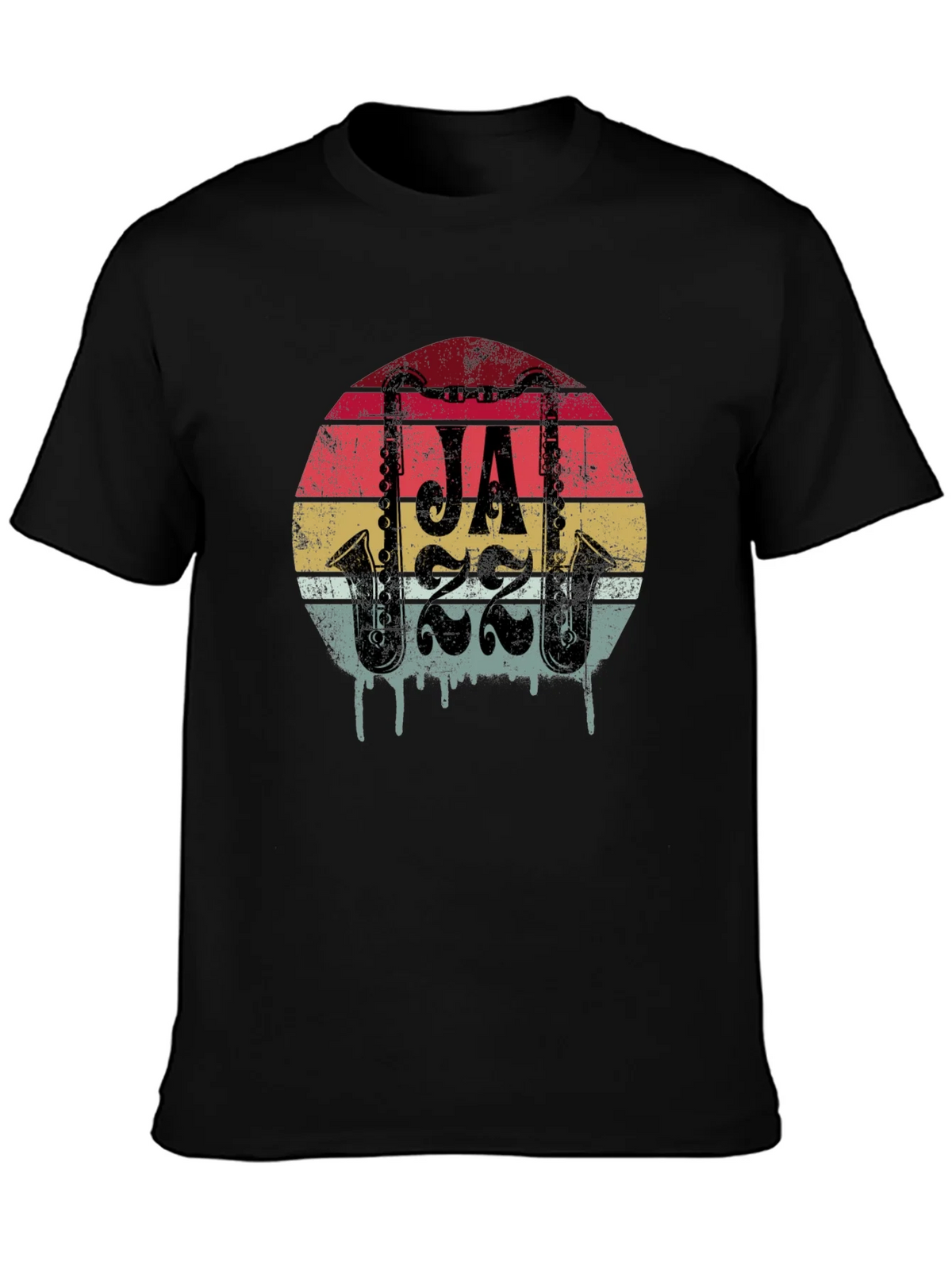 Vintage Jazz Saxophone Graphic T-Shirt