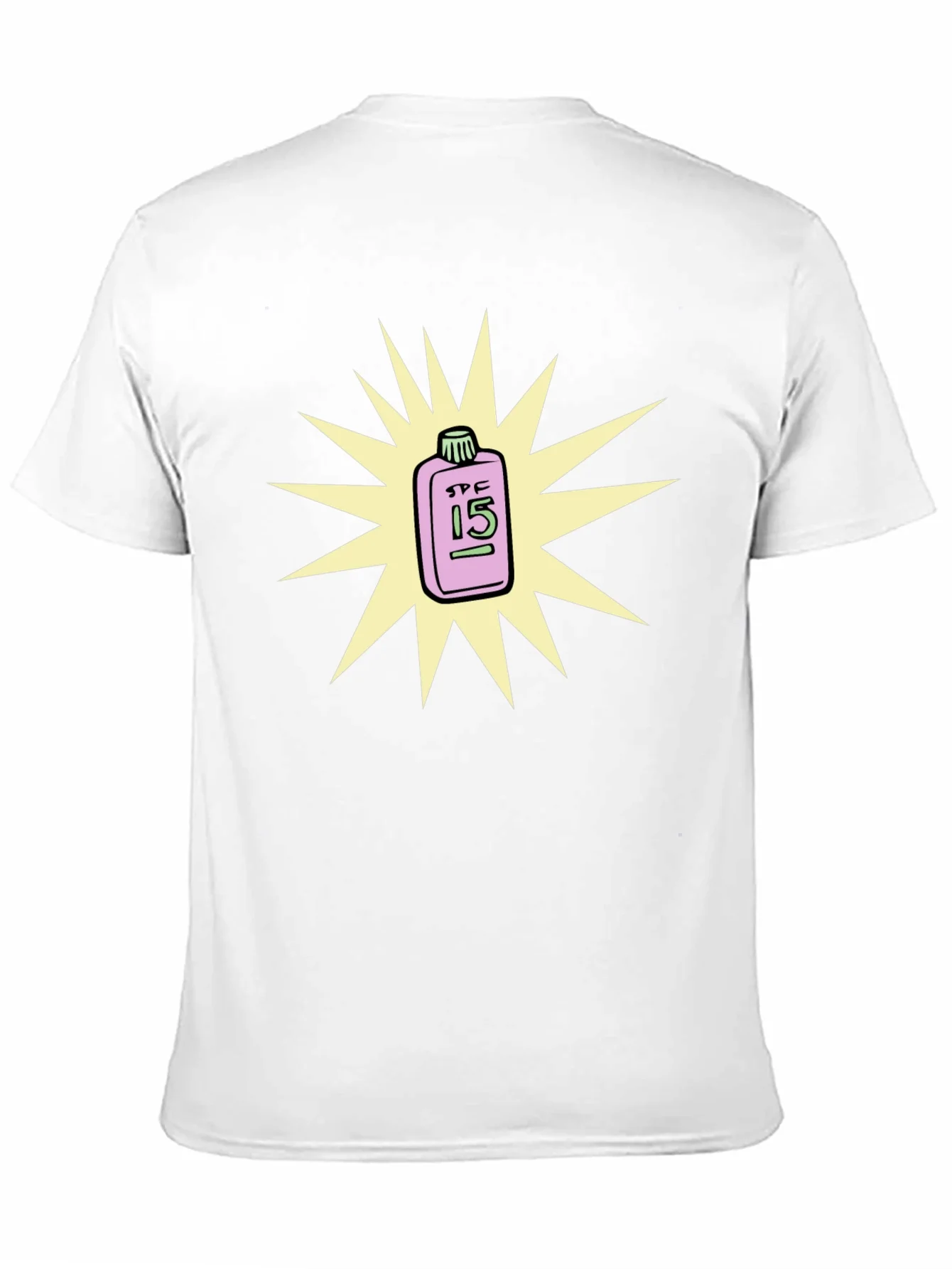 SPF 15 Sunscreen T-Shirt - Black Crew Neck