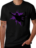 Snowboarder Graphic Tee - Black