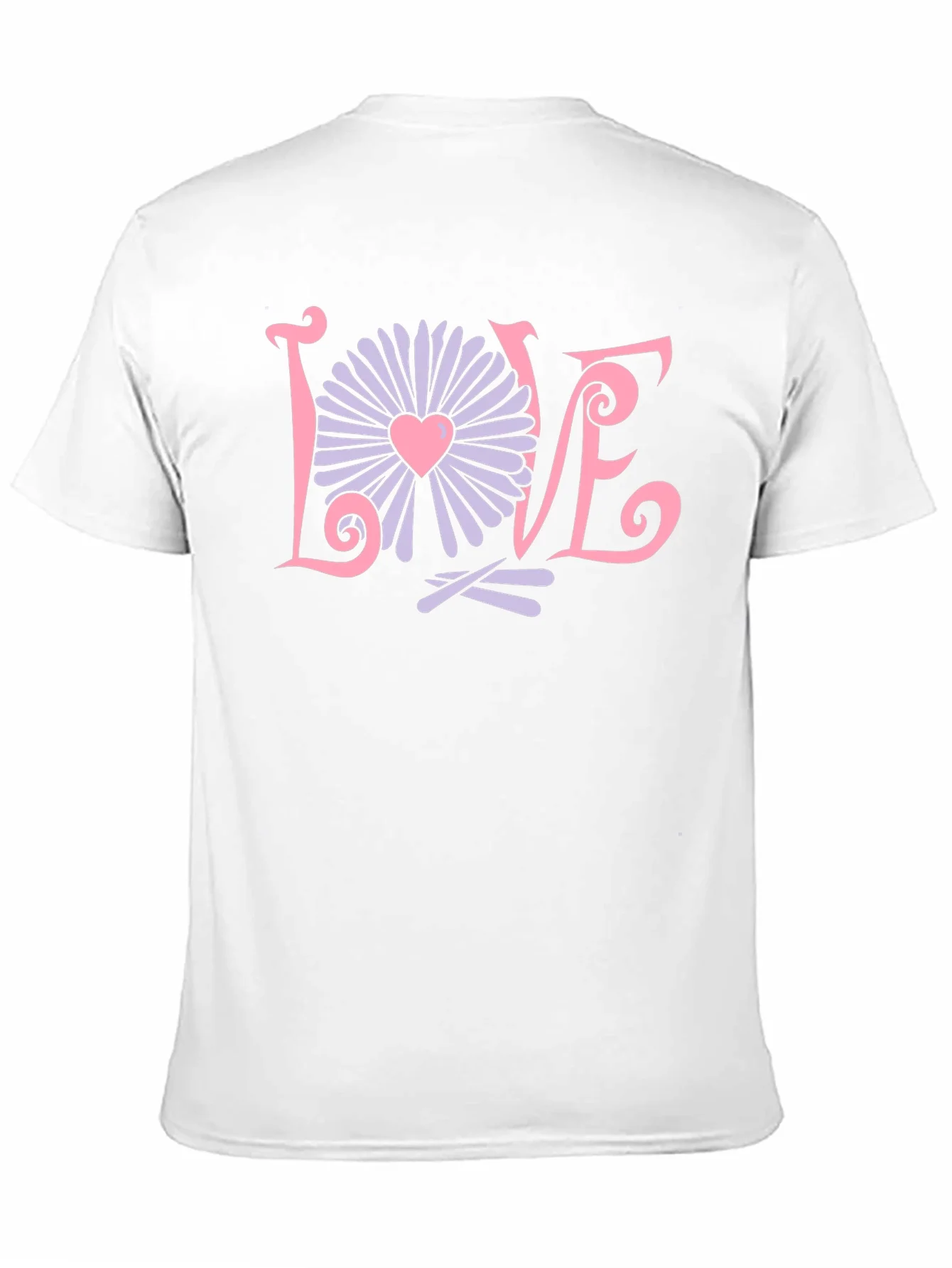 Love Flower Graphic T-Shirt - Trendy Design