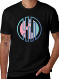 Abstract Circle Graphic Tee - Modern Design
