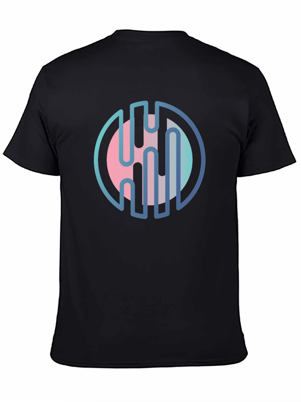 Abstract Circle Graphic Tee - Modern Design