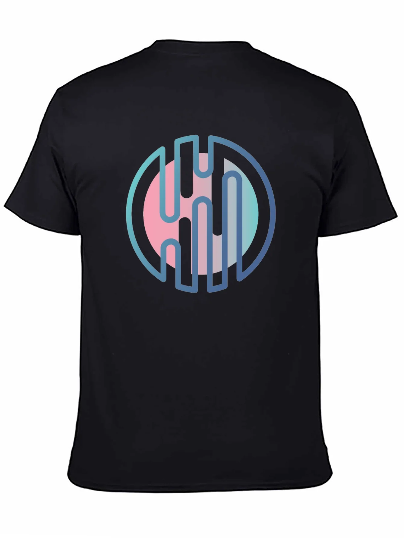 Abstract Circle Graphic Tee - Modern Design