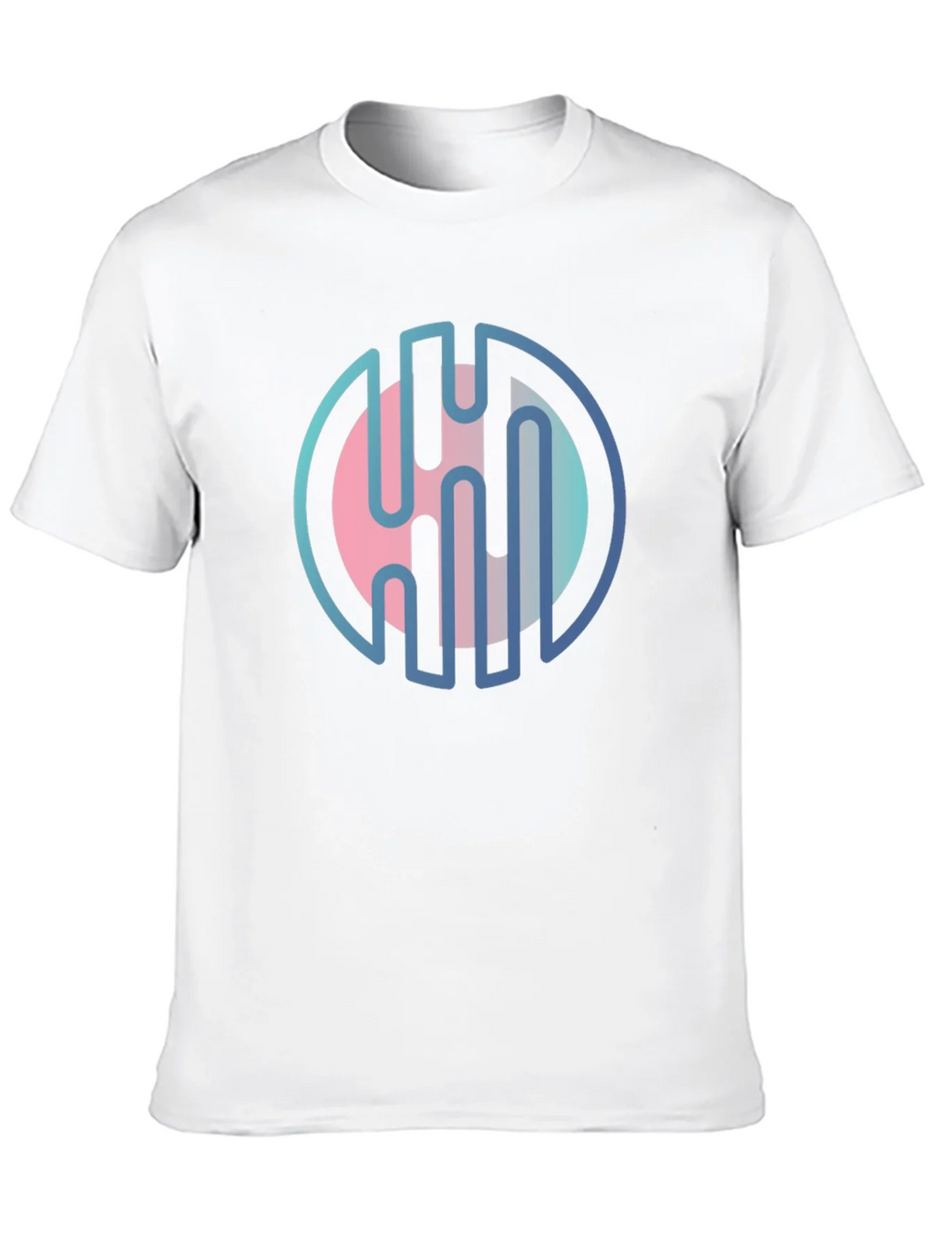 Abstract Circle Graphic Tee - Modern Design