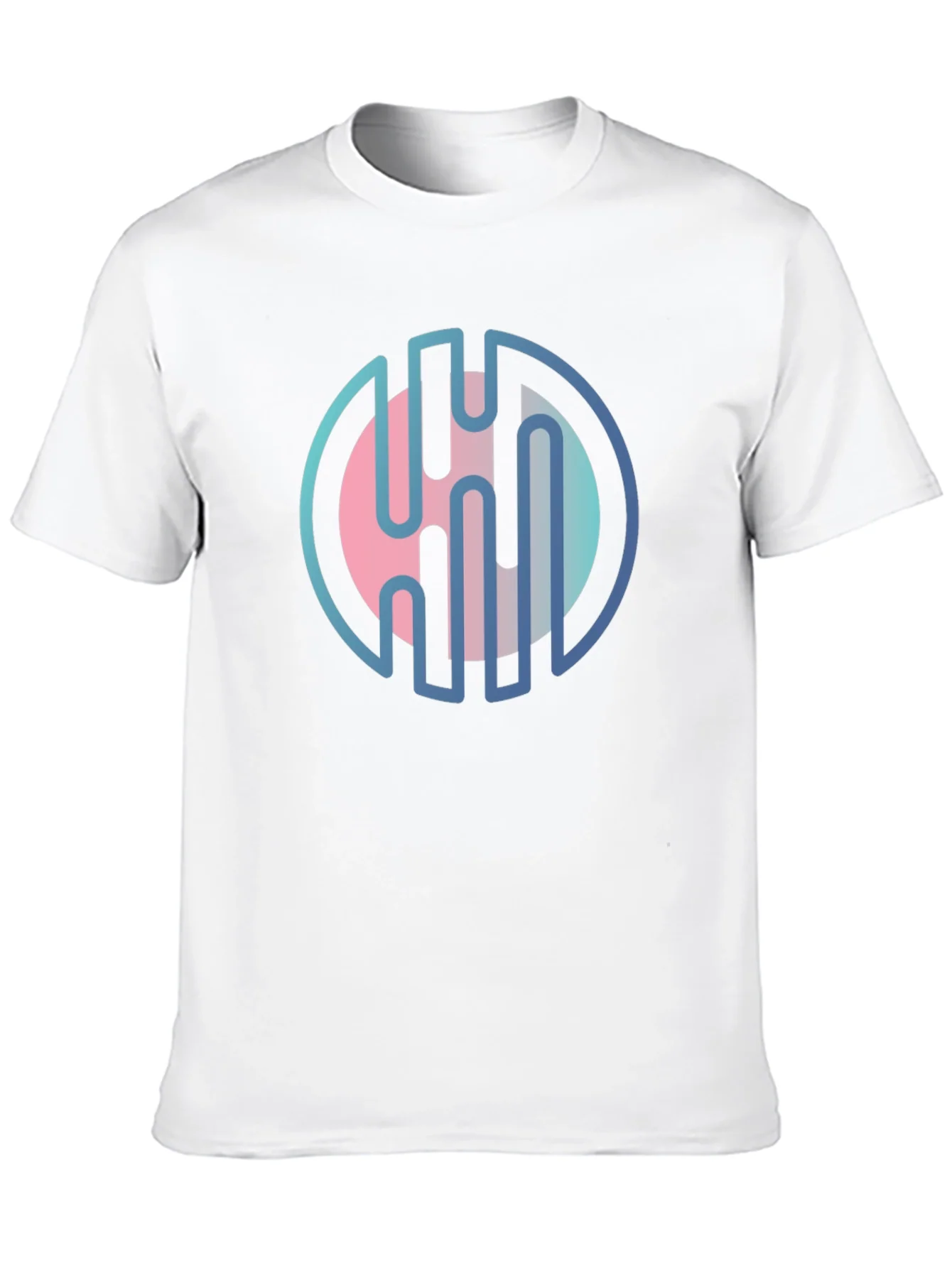 Abstract Circle Graphic Tee - Modern Design