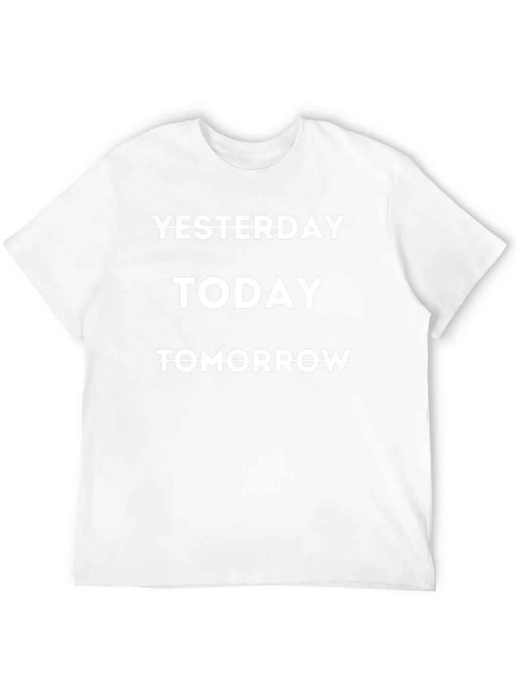 Yesterday Today Tomorrow Graphic Tee - Black