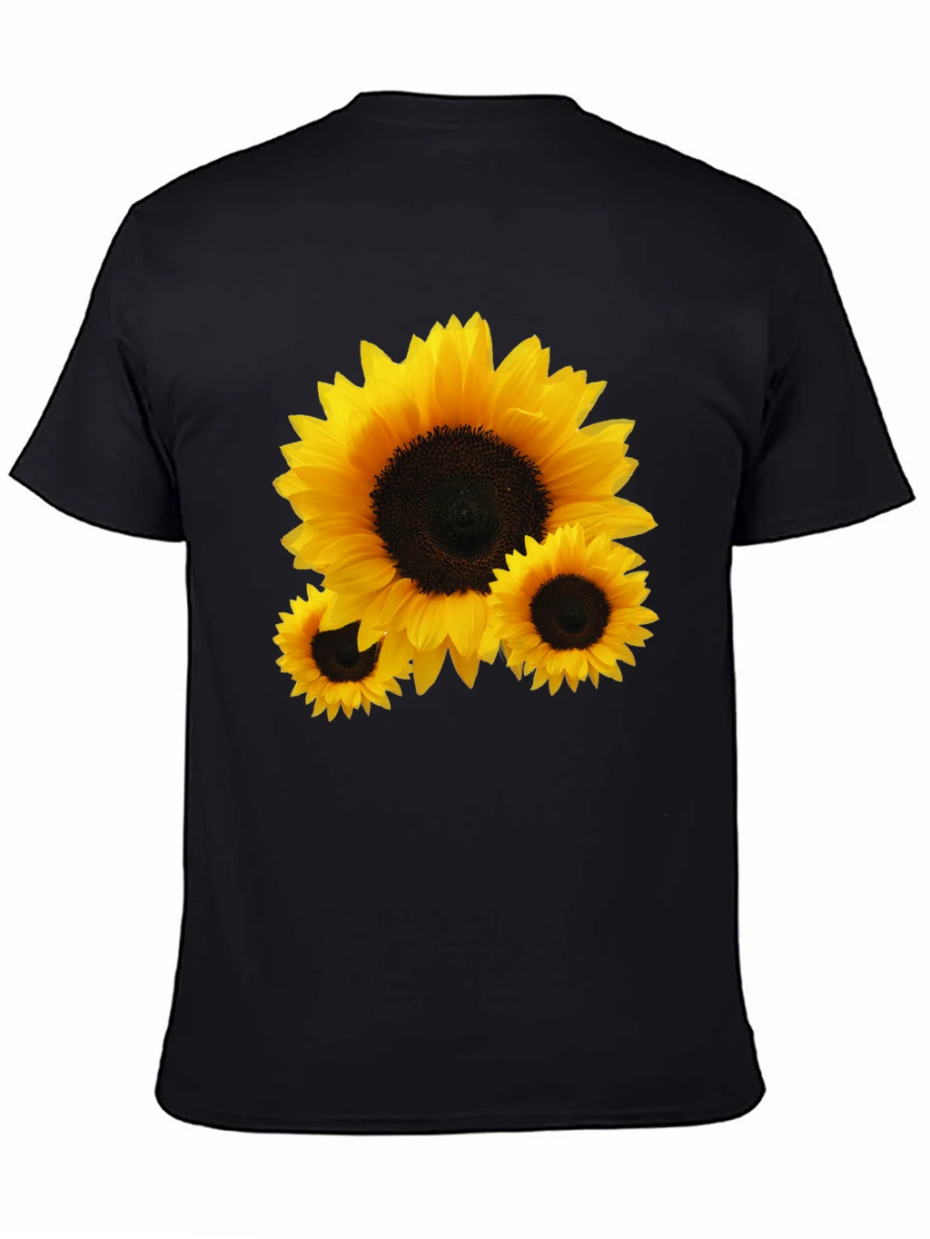 Sunflower Graphic Black Tee Shirt