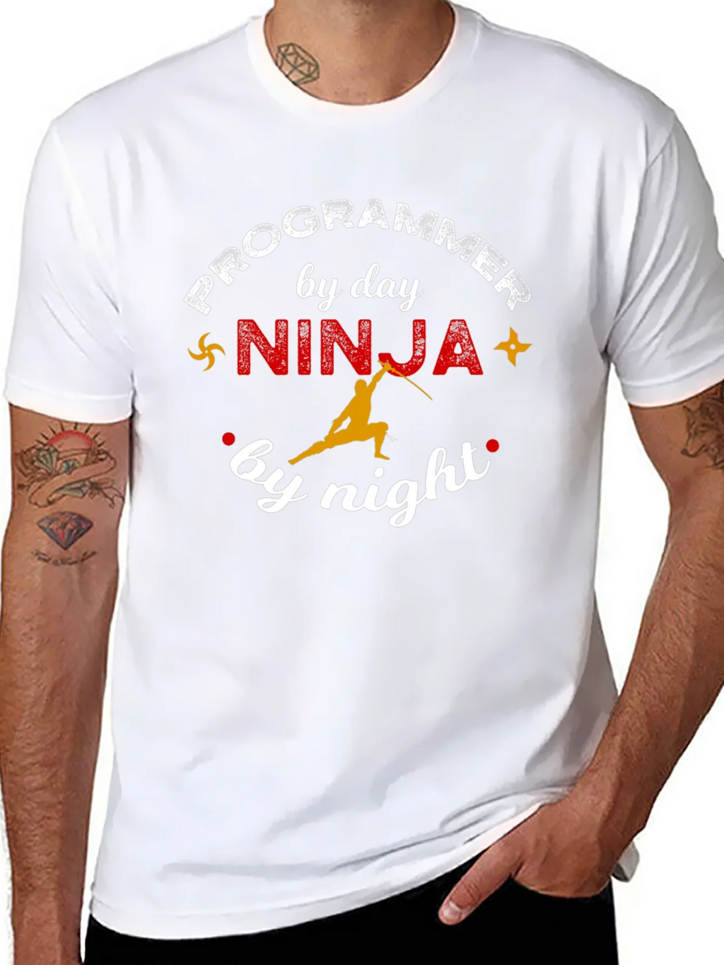 Programmer Ninja T-Shirt - Funny Coder Tee