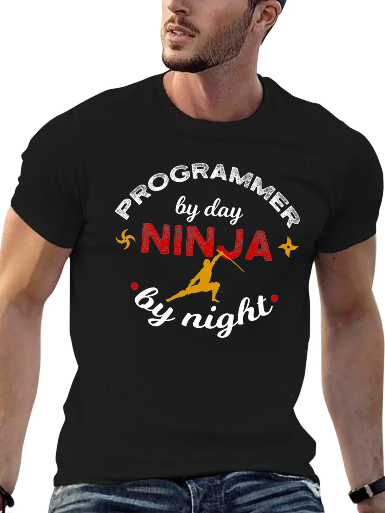 Programmer Ninja T-Shirt - Funny Coder Tee
