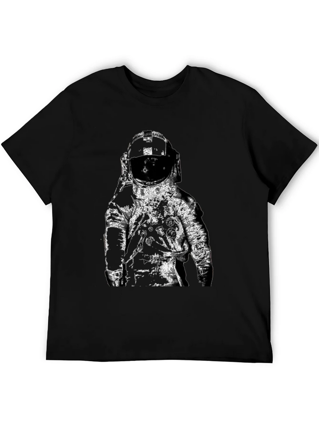 Astronaut Graphic Black T-Shirt