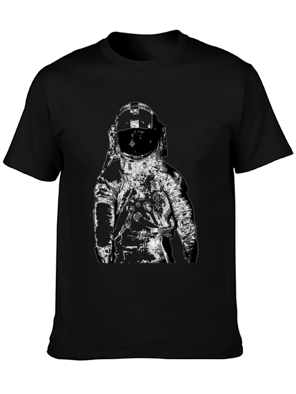 Astronaut Graphic Black T-Shirt