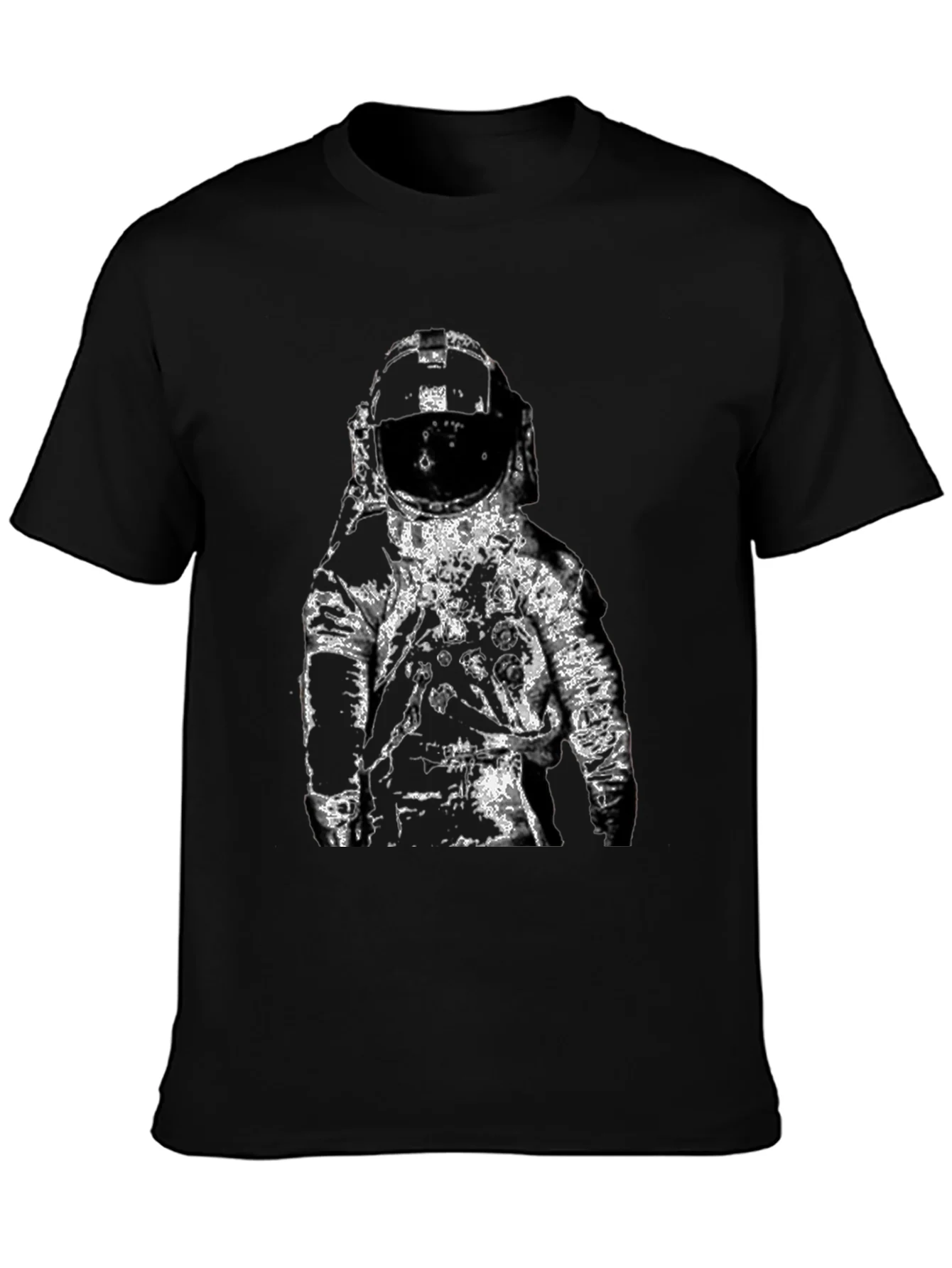 Astronaut Graphic Black T-Shirt