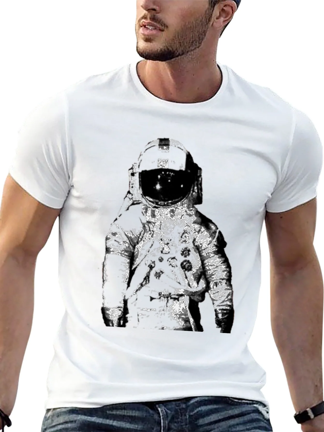 Astronaut Graphic Black T-Shirt