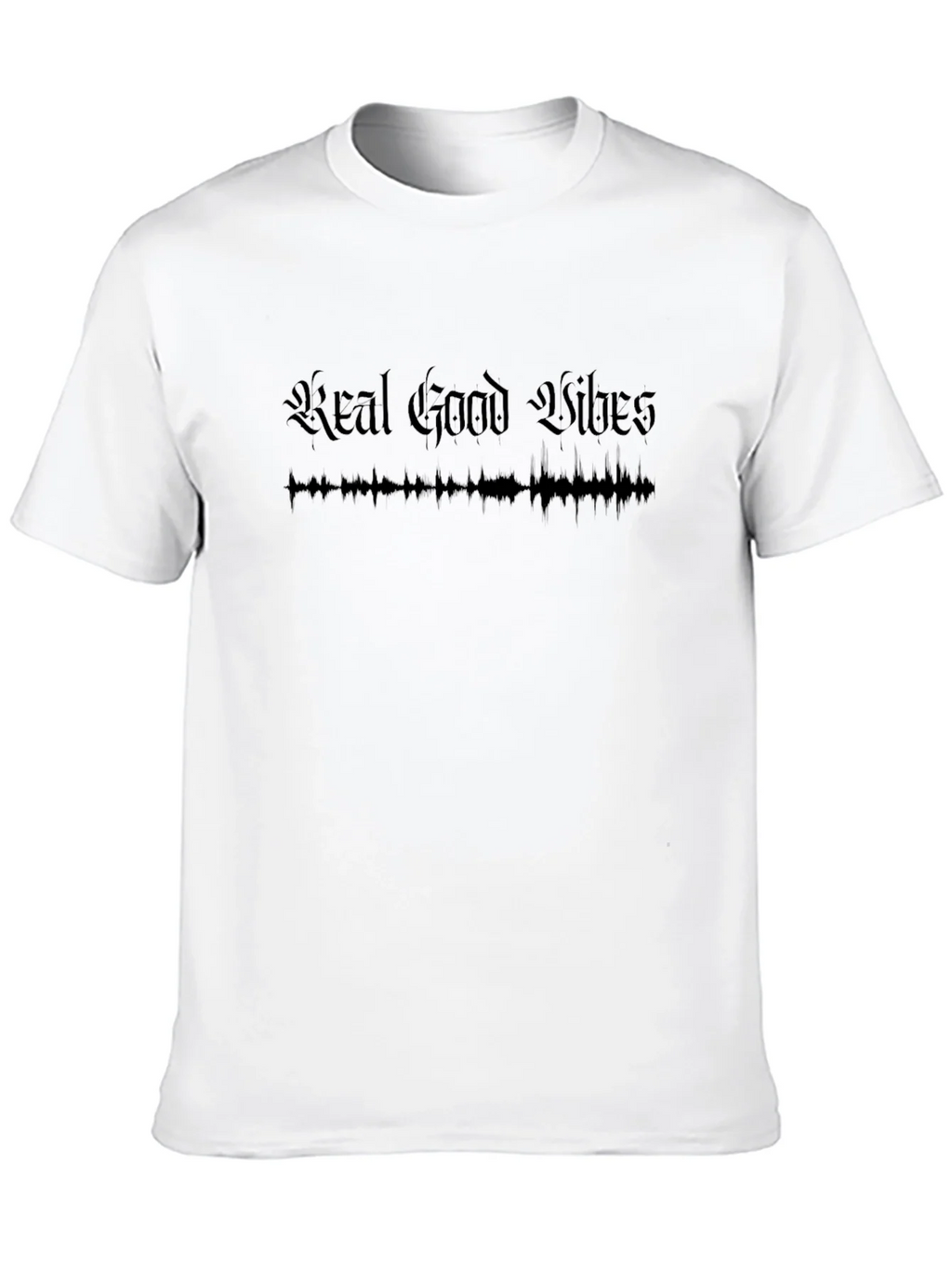 Real Good Vibes Black T-Shirt