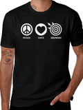 Peace Love Archery Graphic T-Shirt