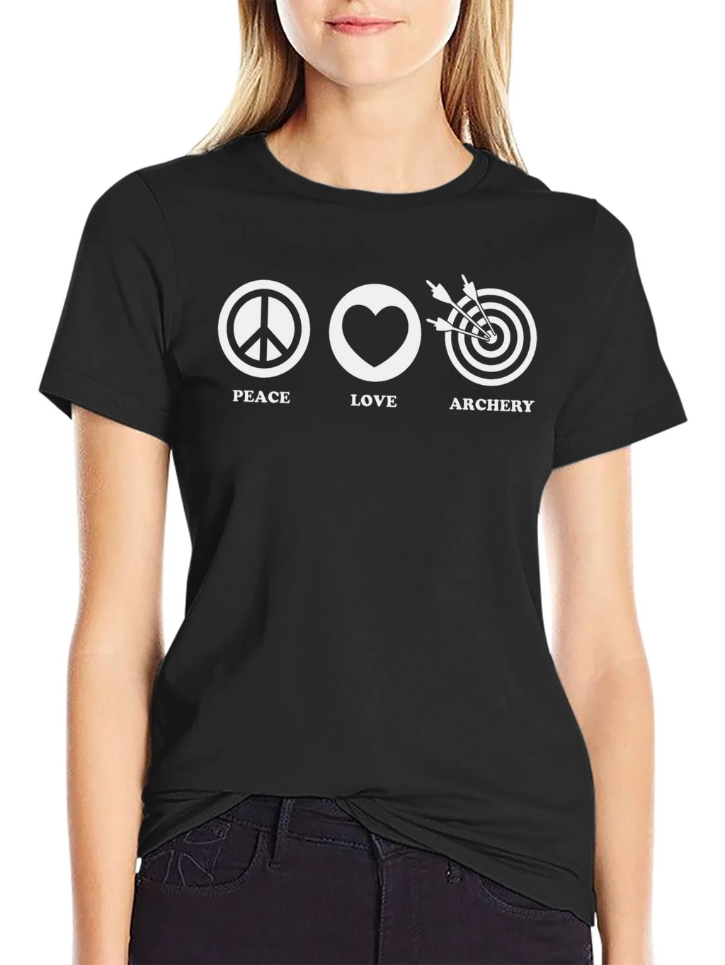 Peace Love Archery Graphic T-Shirt