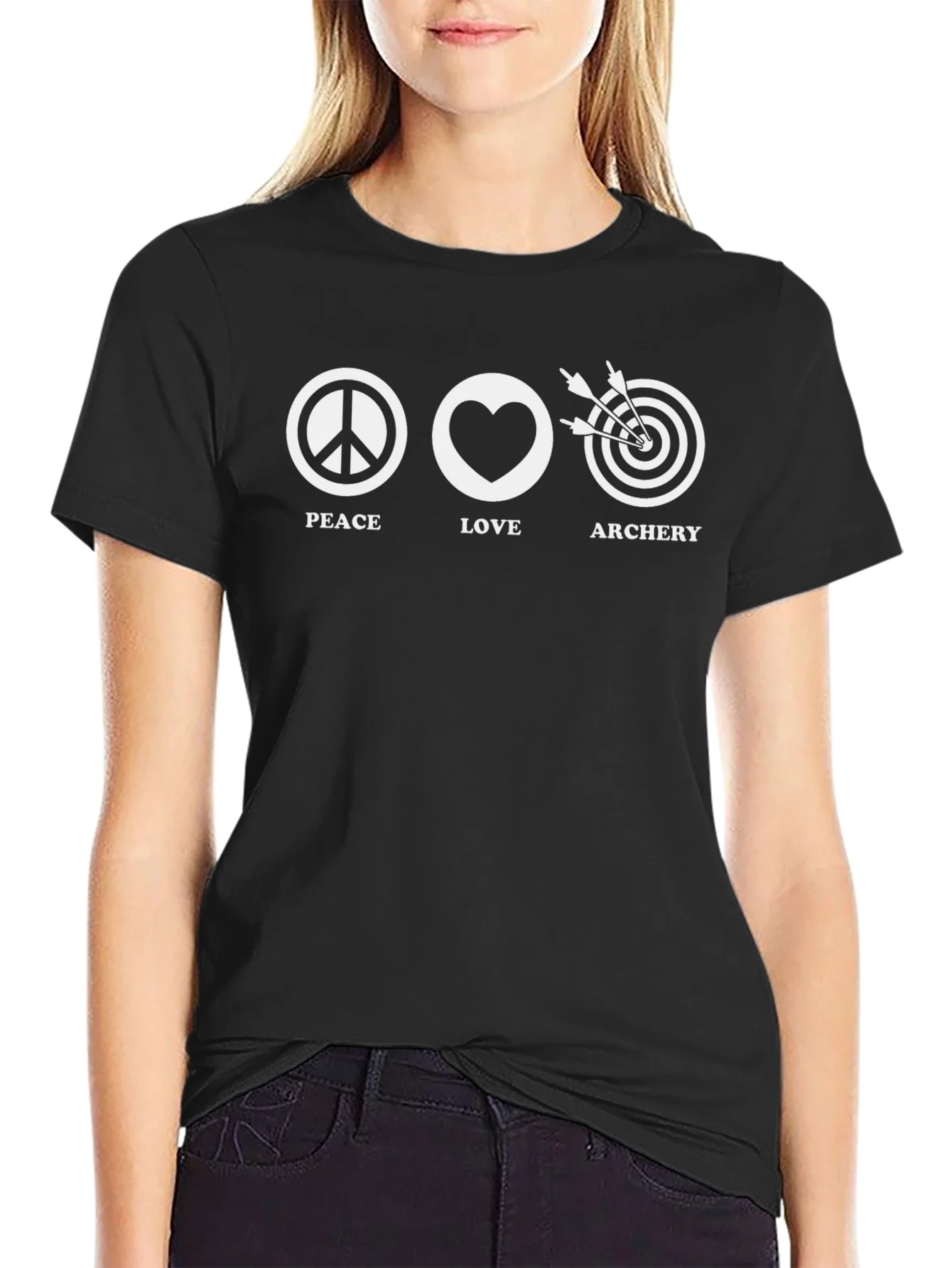 Peace Love Archery Graphic T-Shirt
