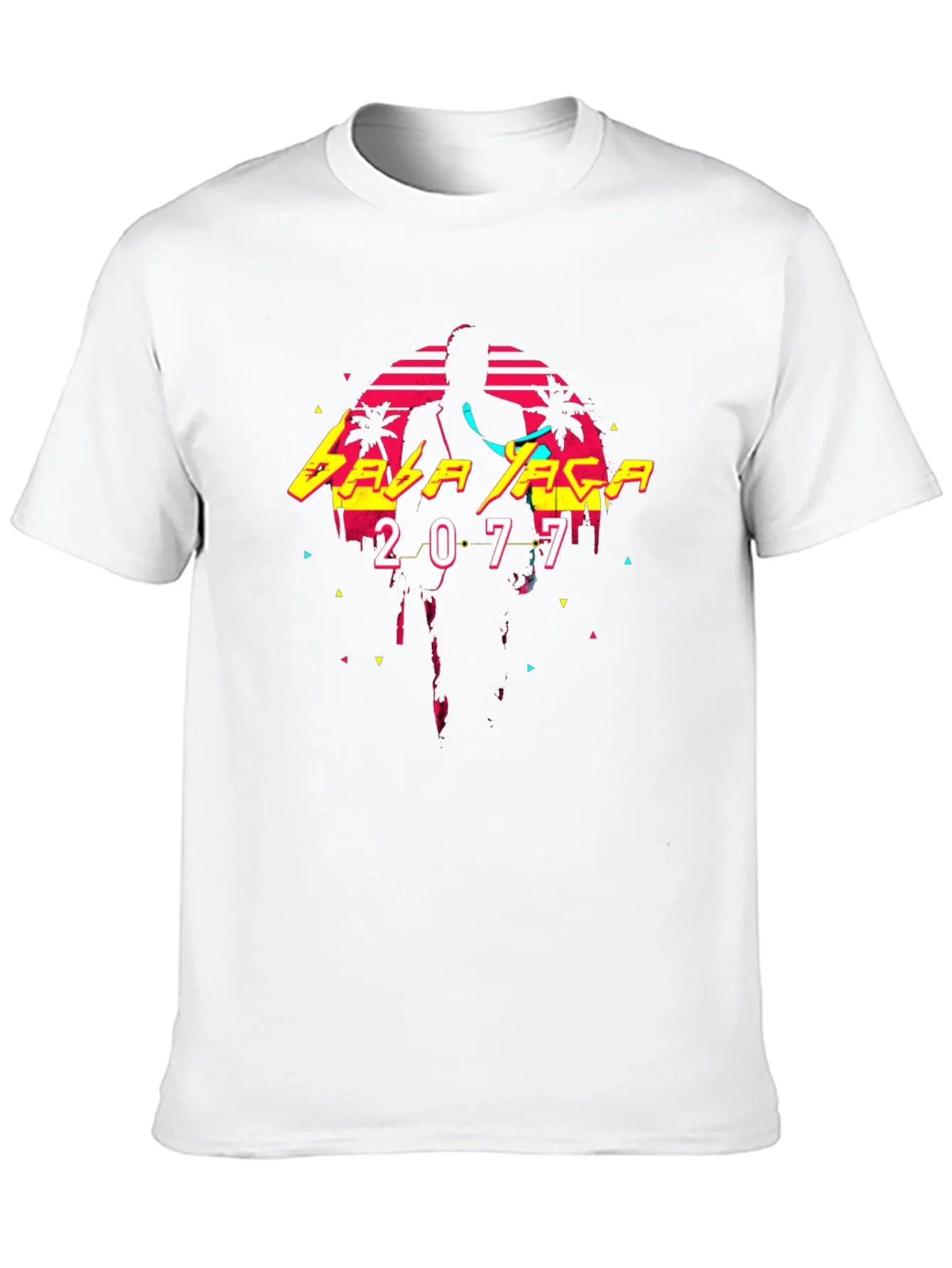 Cyberpunk Edgerunners Baba Yaga 2077 Black T-Shirt