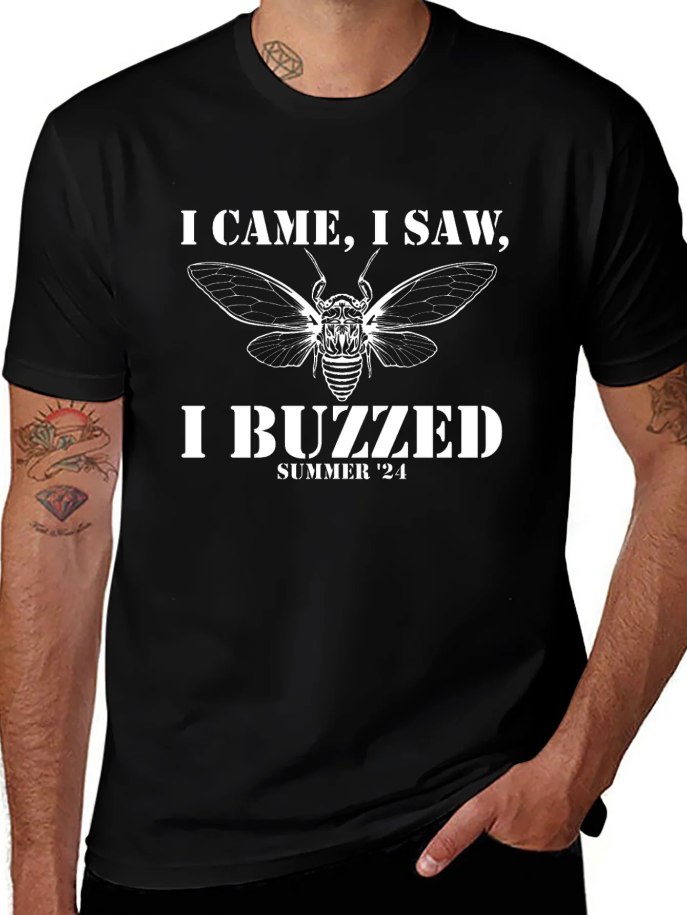 I Came I Saw I Buzzed Summer 24 Graphic Tee