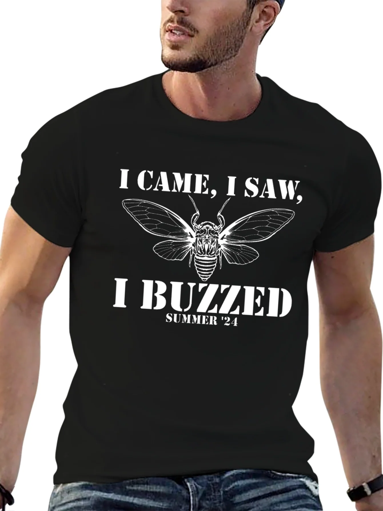 I Came I Saw I Buzzed Summer 24 Graphic Tee