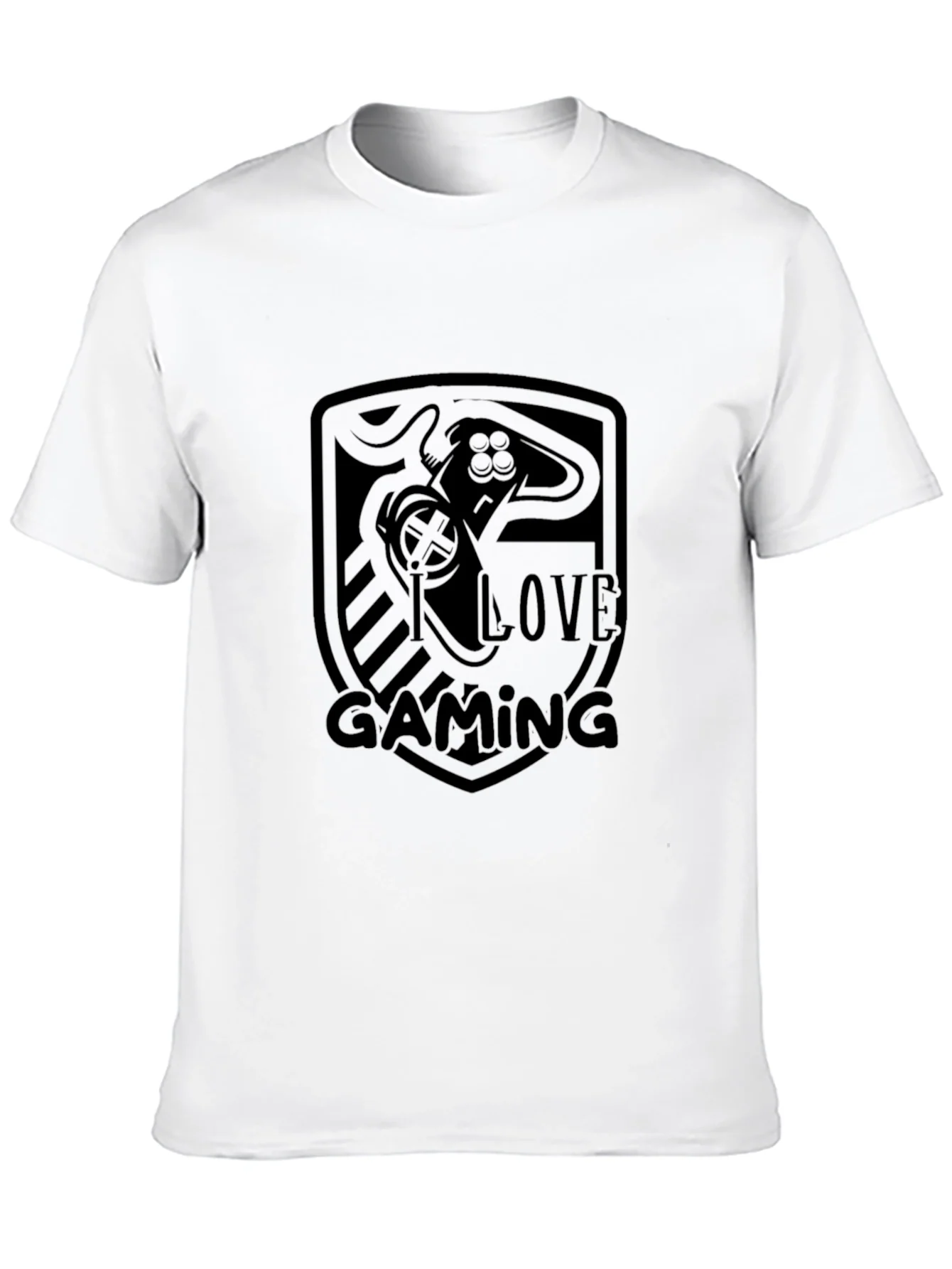 I Love Gaming Black T-Shirt