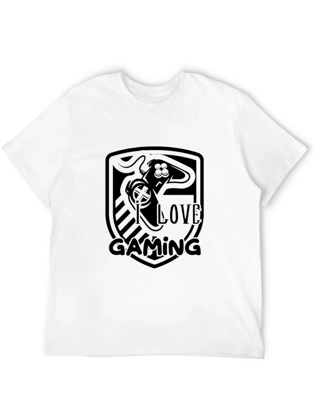 I Love Gaming Black T-Shirt