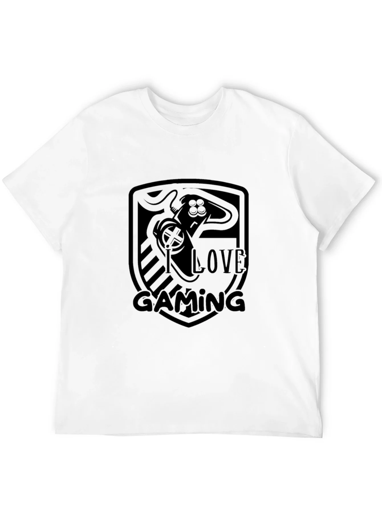 I Love Gaming Black T-Shirt