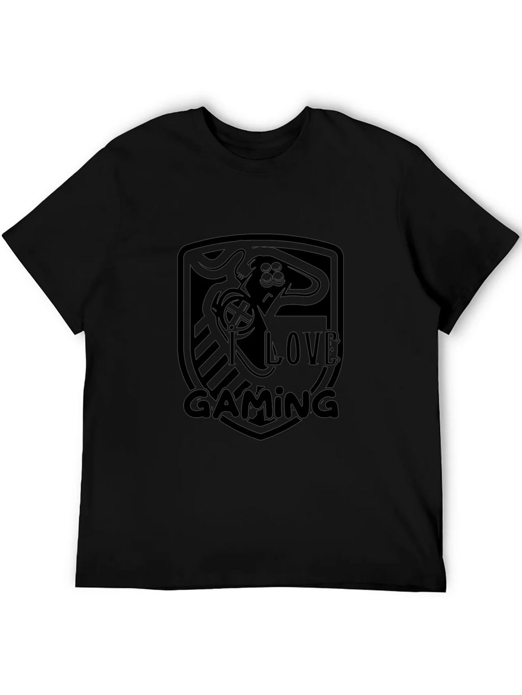 I Love Gaming Black T-Shirt