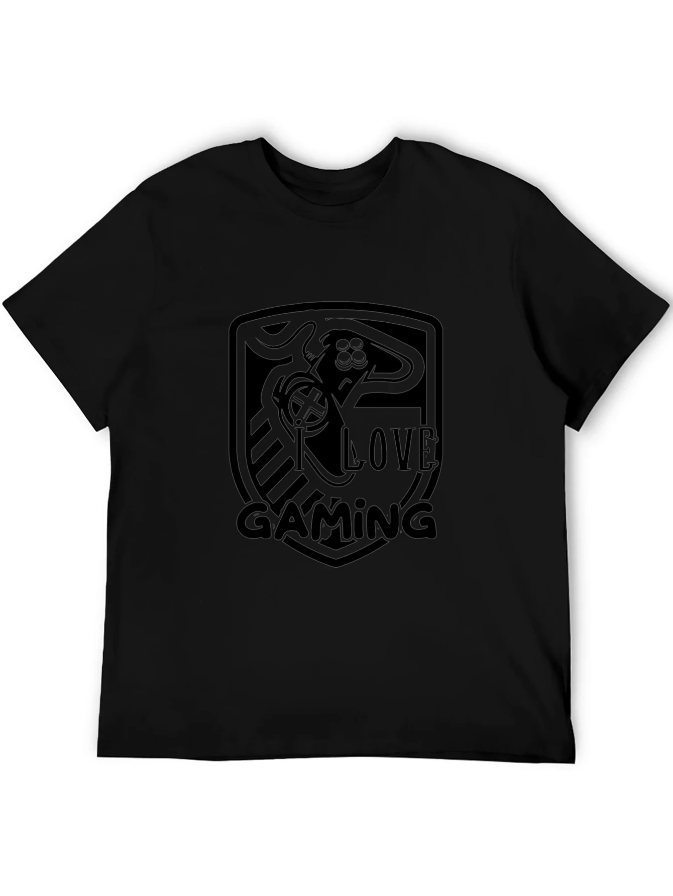 I Love Gaming Black T-Shirt