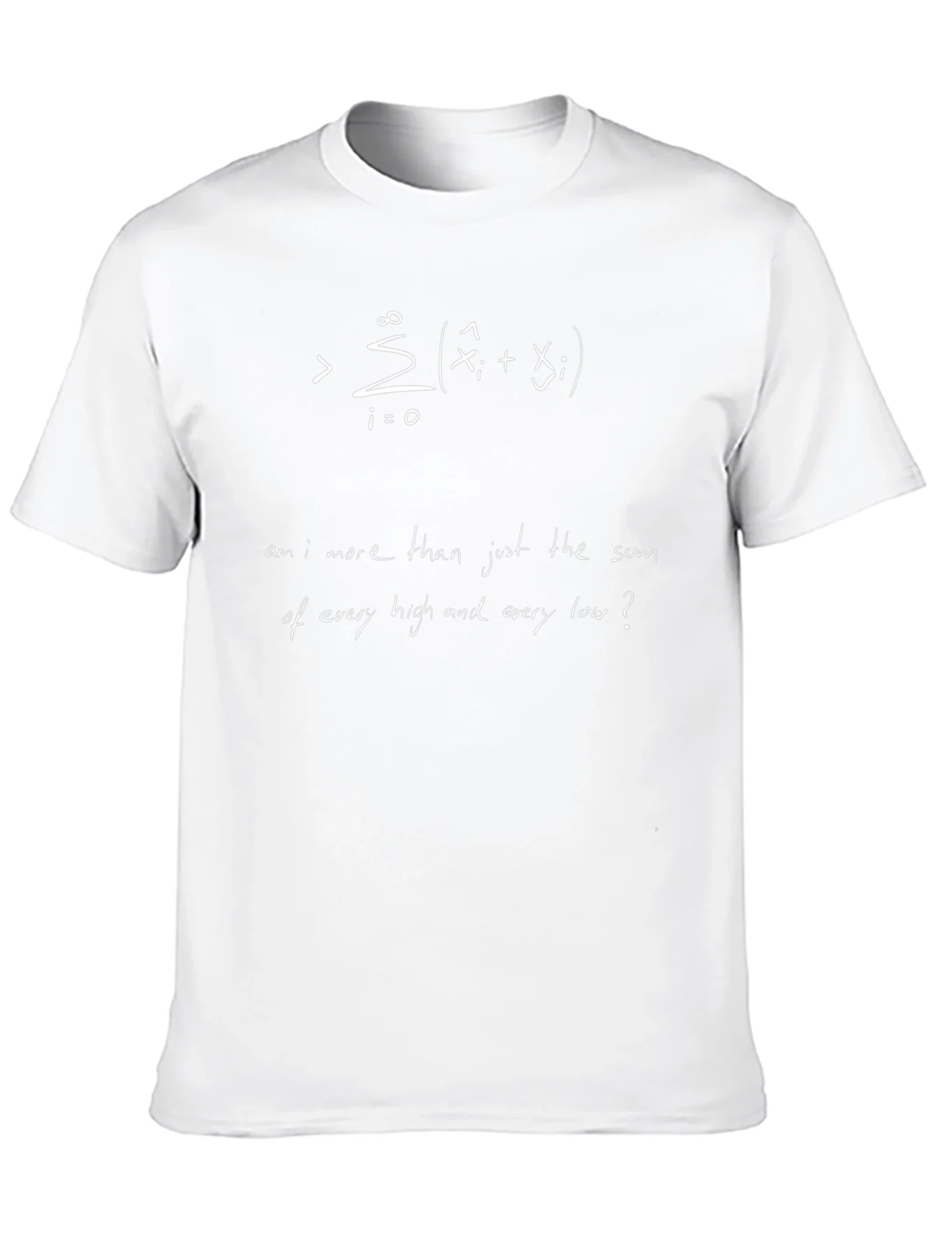 Math Equation T-Shirt - Sum of Experiences