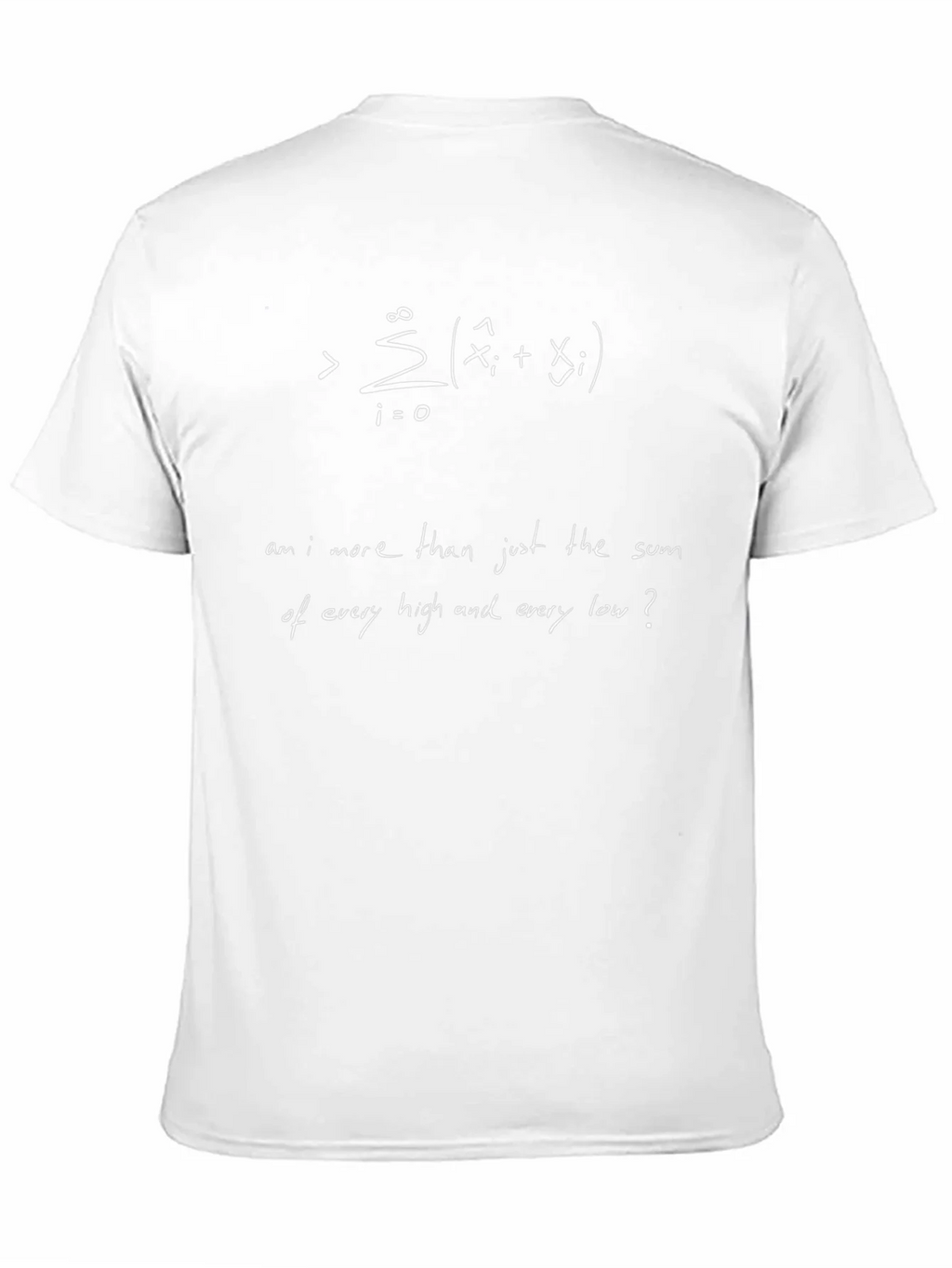 Math Equation T-Shirt - Sum of Experiences