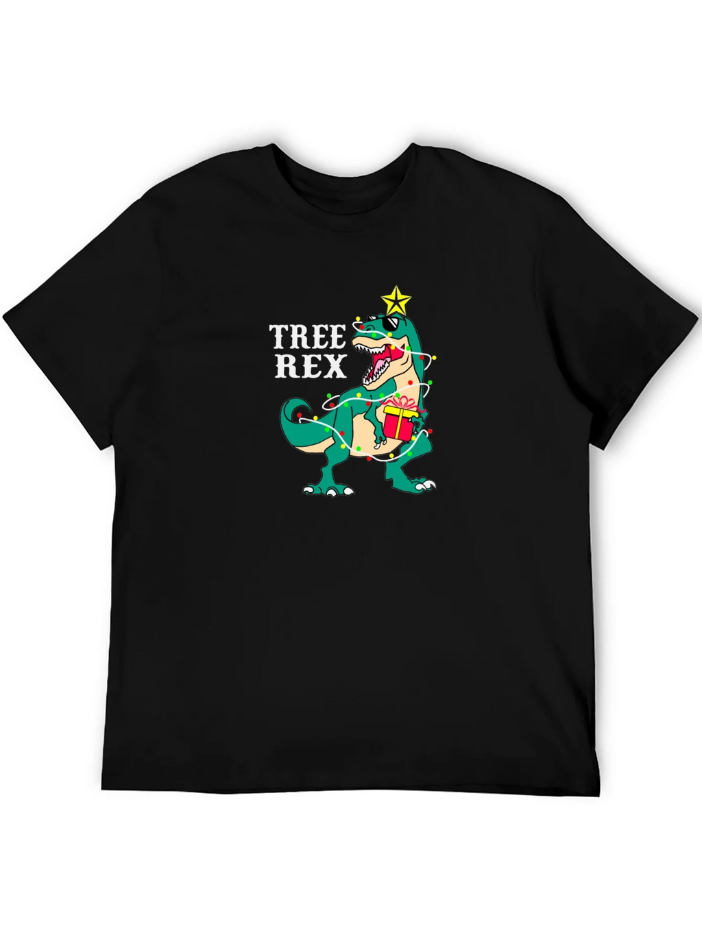 Tree Rex T-Shirt - Festive Dinosaur Tee