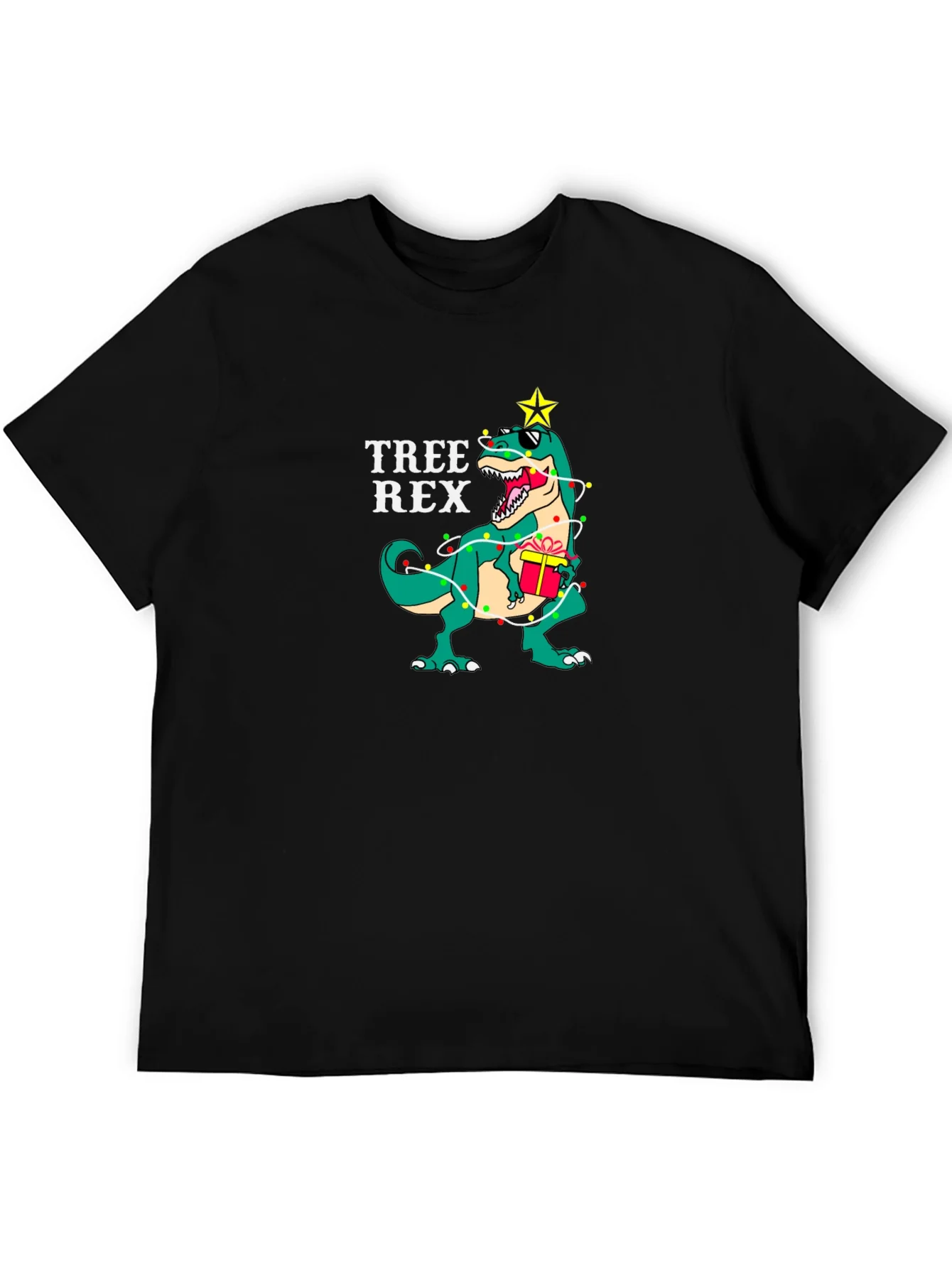 Tree Rex T-Shirt - Festive Dinosaur Tee
