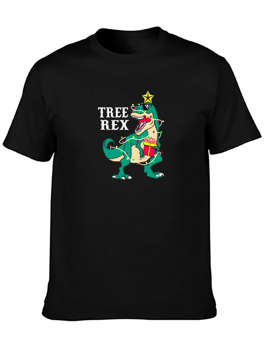 Tree Rex T-Shirt - Festive Dinosaur Tee