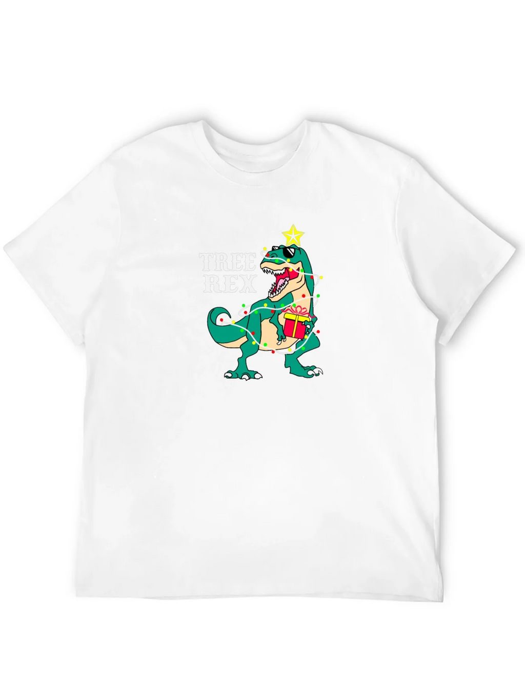 Tree Rex T-Shirt - Festive Dinosaur Tee