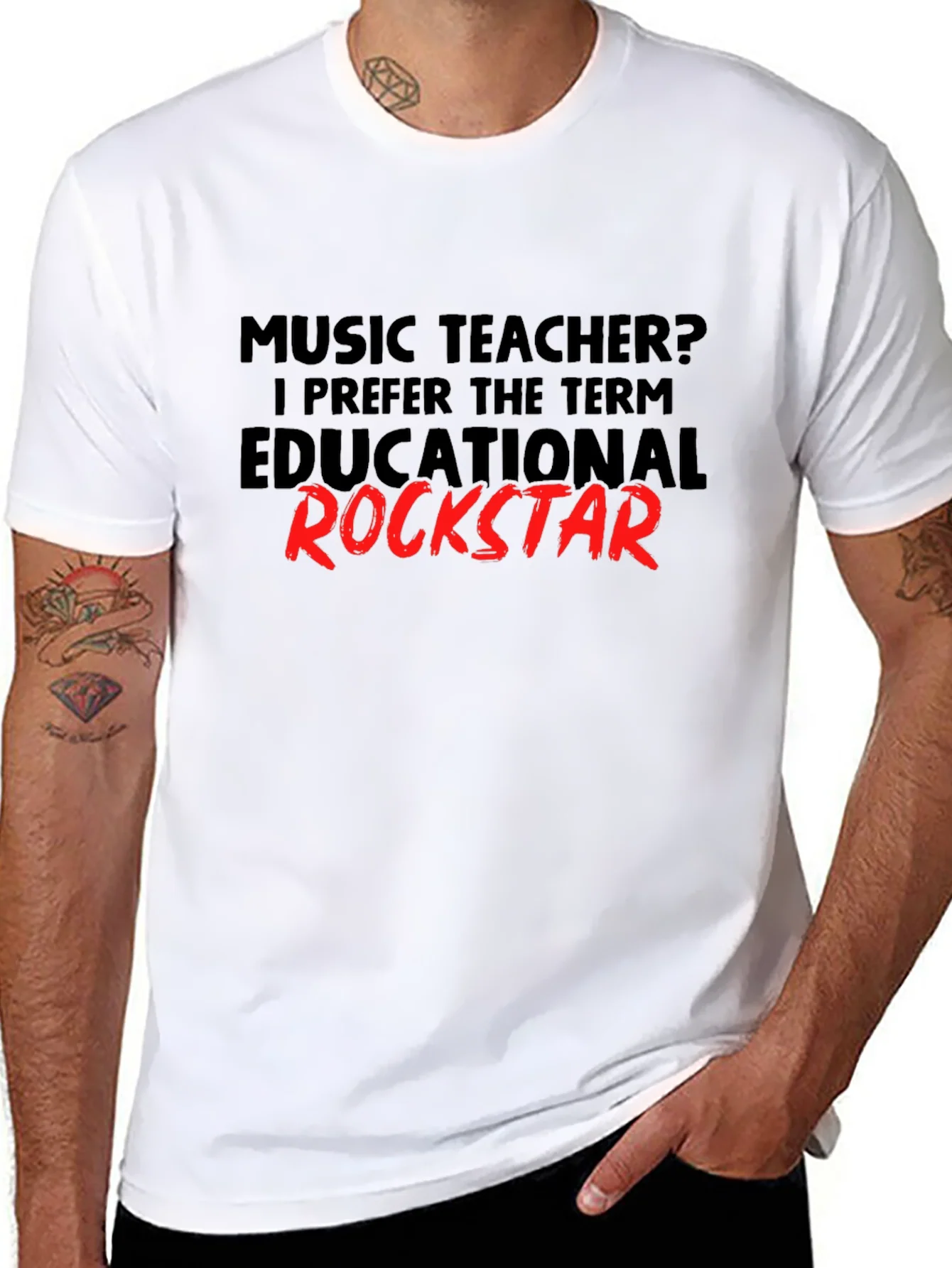 Music Teacher Educational Rockstar T-Shirt