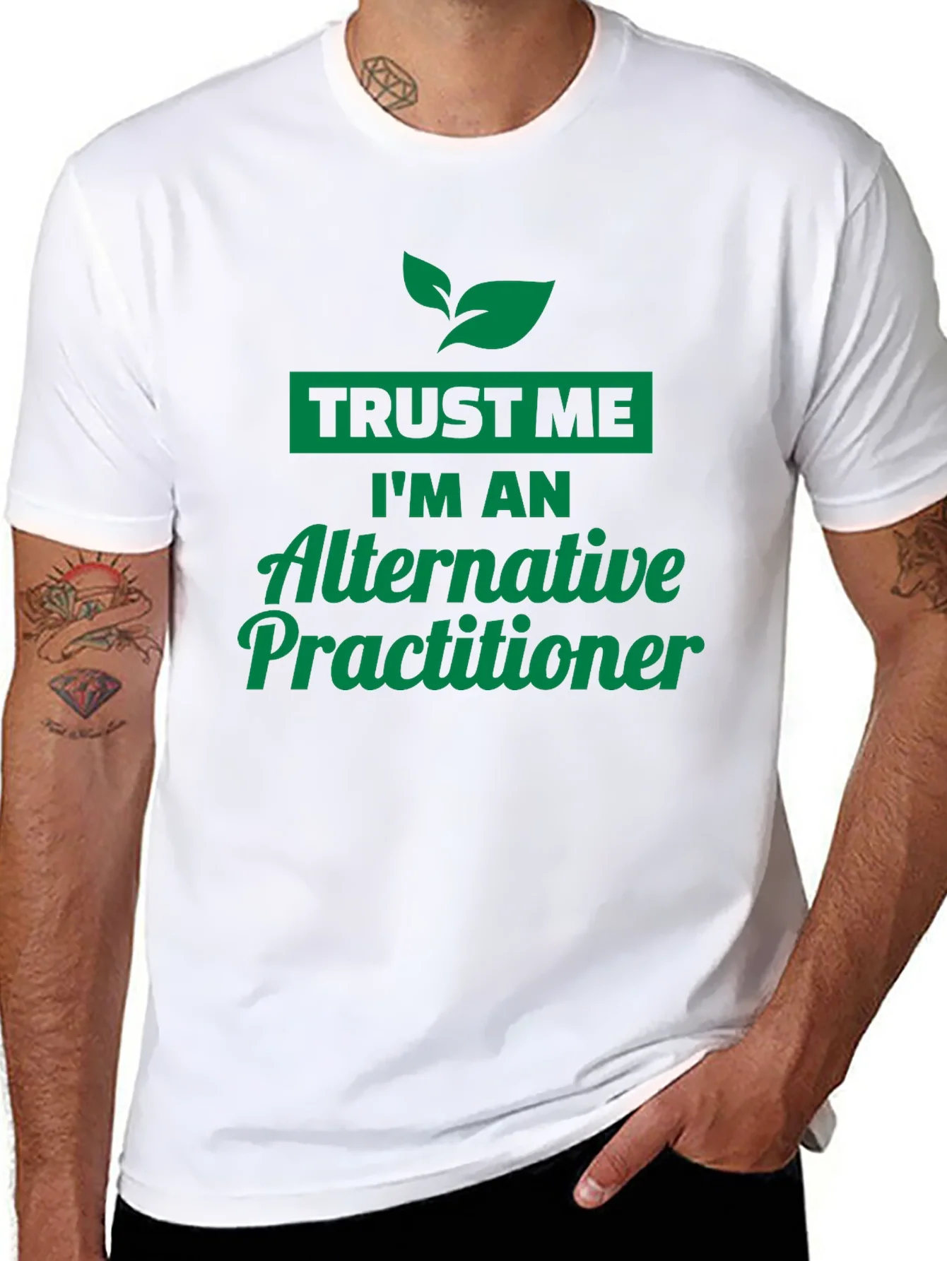 Trust Me Im An Alternative Practitioner Black T-Shirt