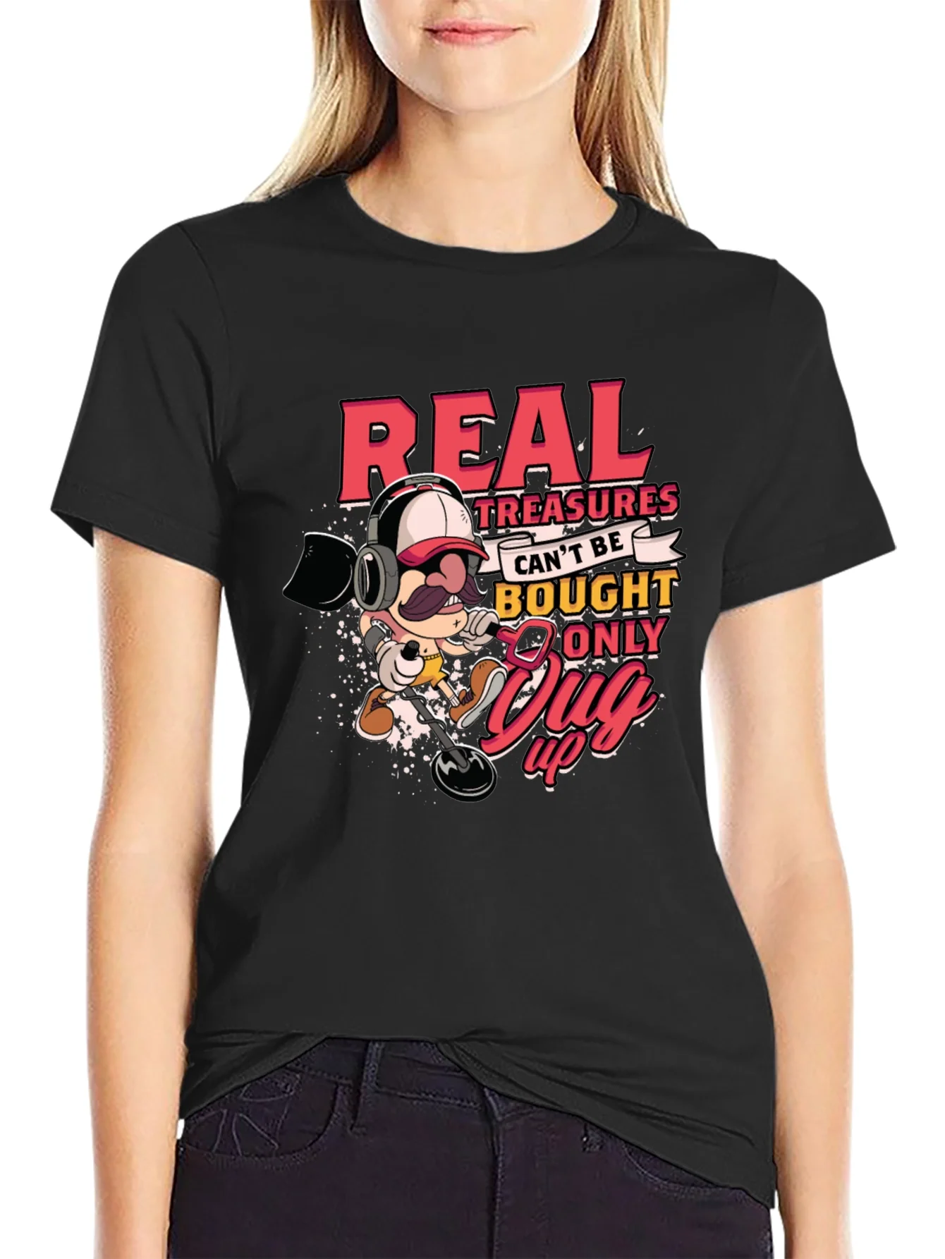 Real Treasures Funny Metal Detecting T-Shirt
