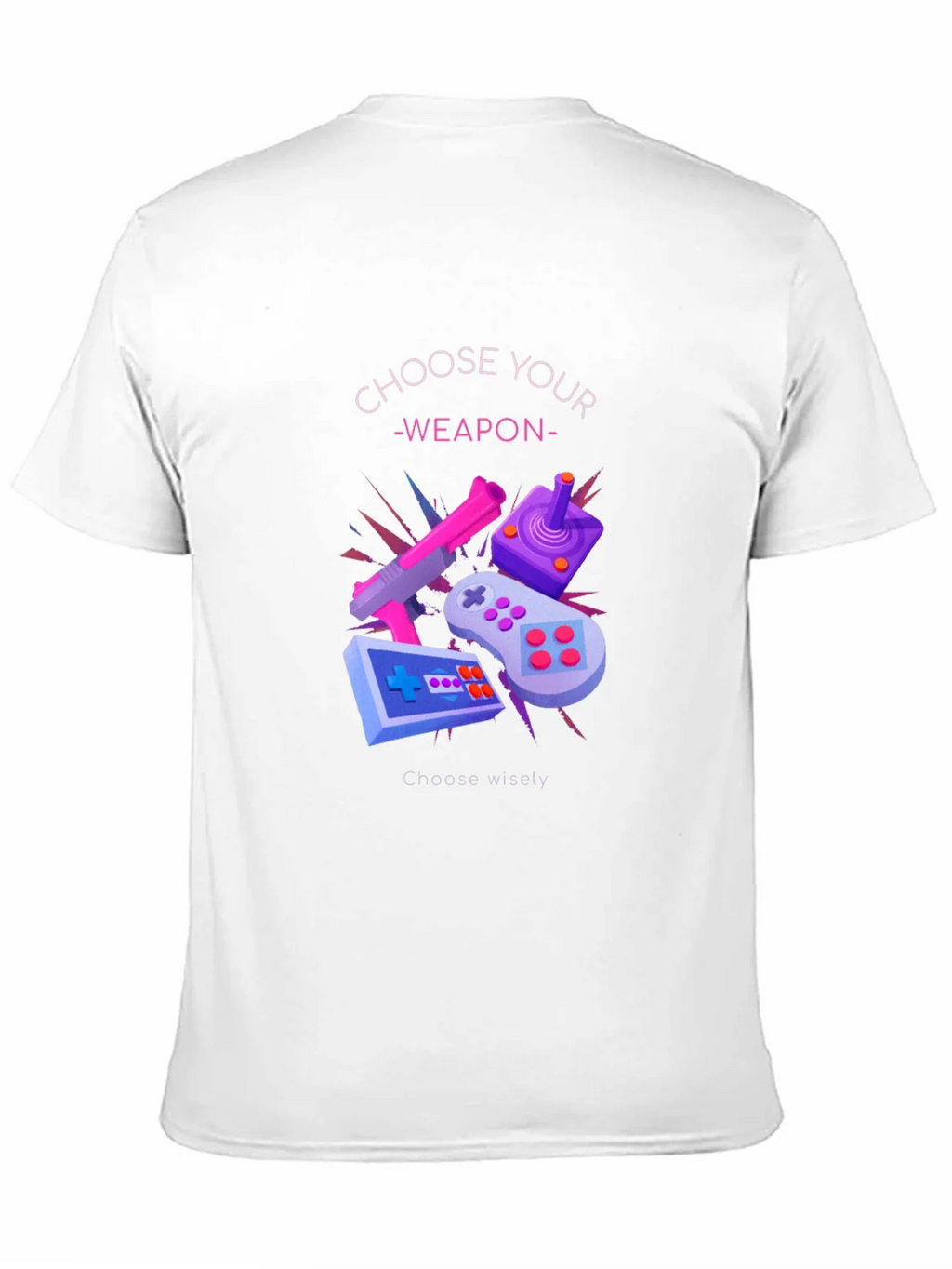 Choose Your Weapon Graphic Tee - Gamer T-Shirt