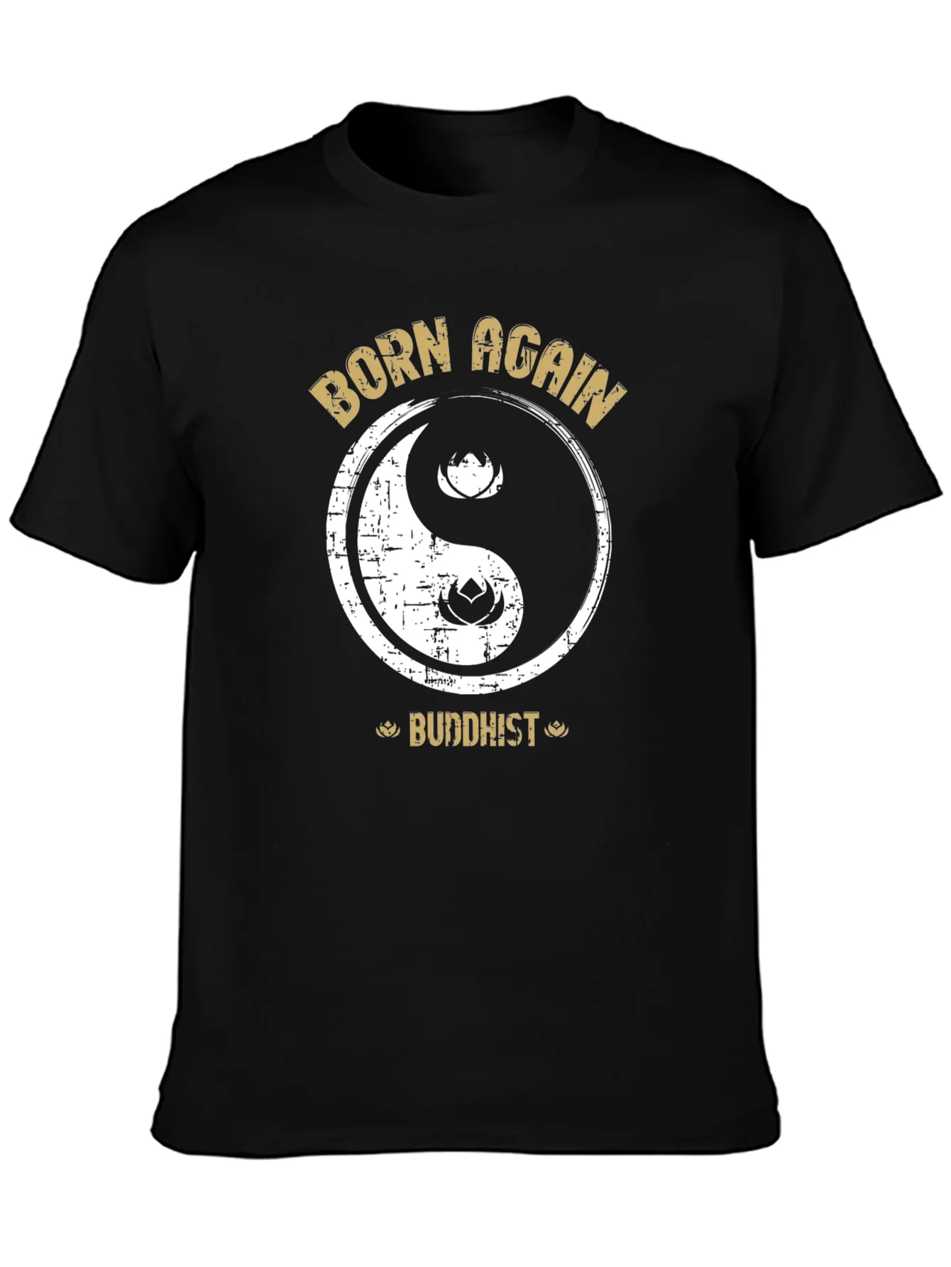 Born Again Buddhist Yin Yang T-Shirt - Spiritual Tee