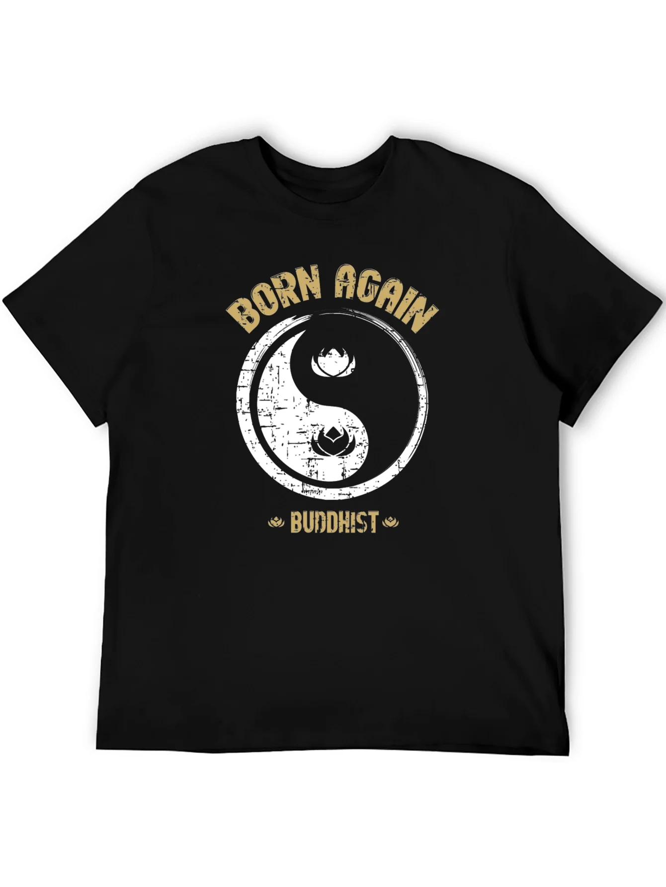 Born Again Buddhist Yin Yang T-Shirt - Spiritual Tee