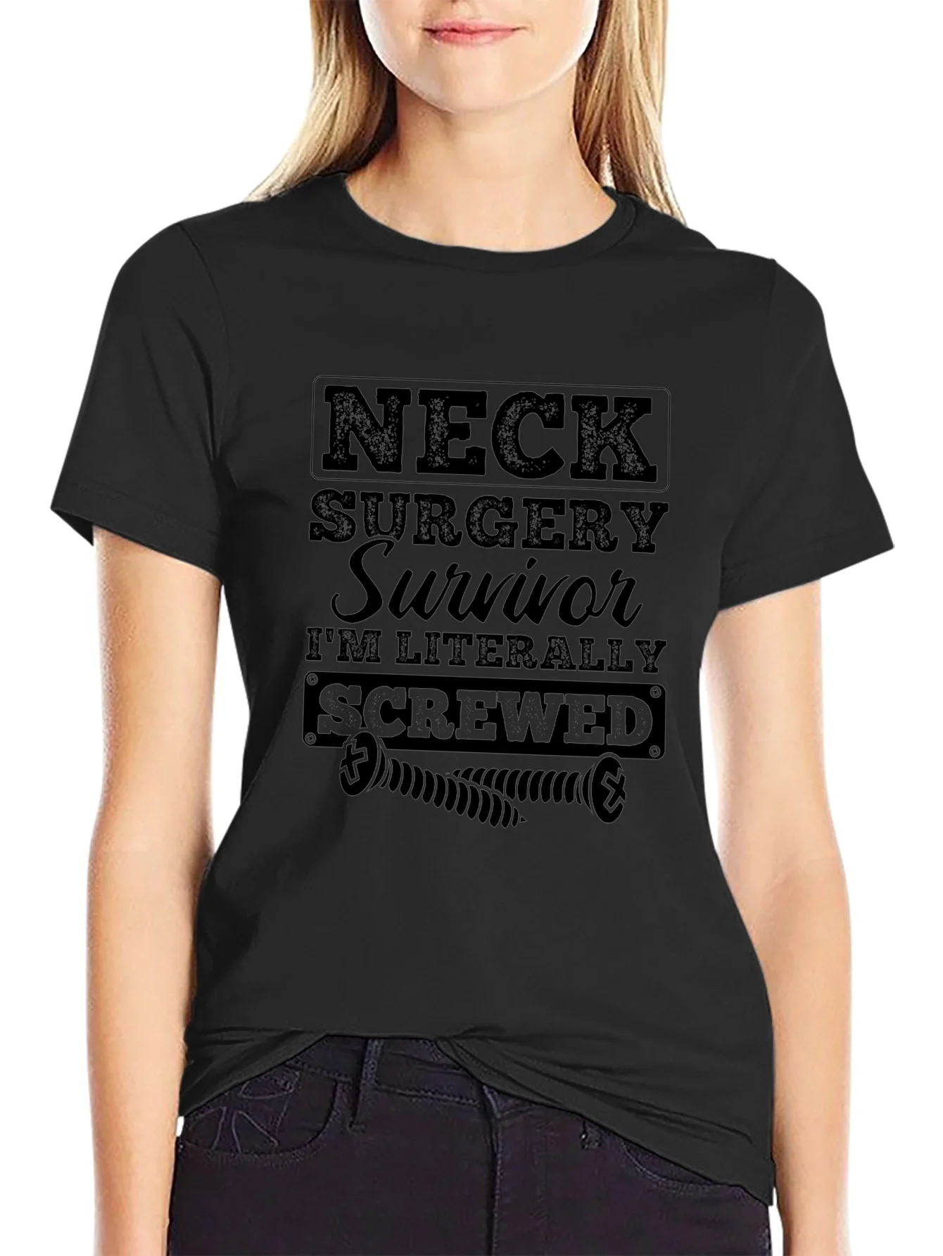 Neck Surgery Survivor Graphic Tee