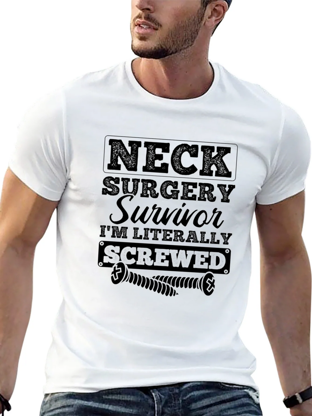 Neck Surgery Survivor Graphic Tee