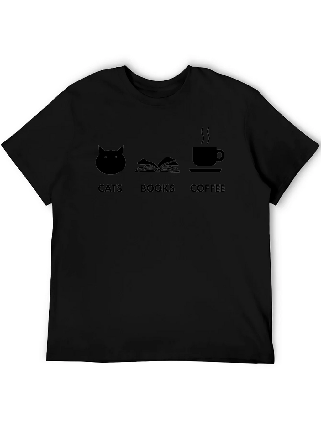Cats Books Coffee T-Shirt