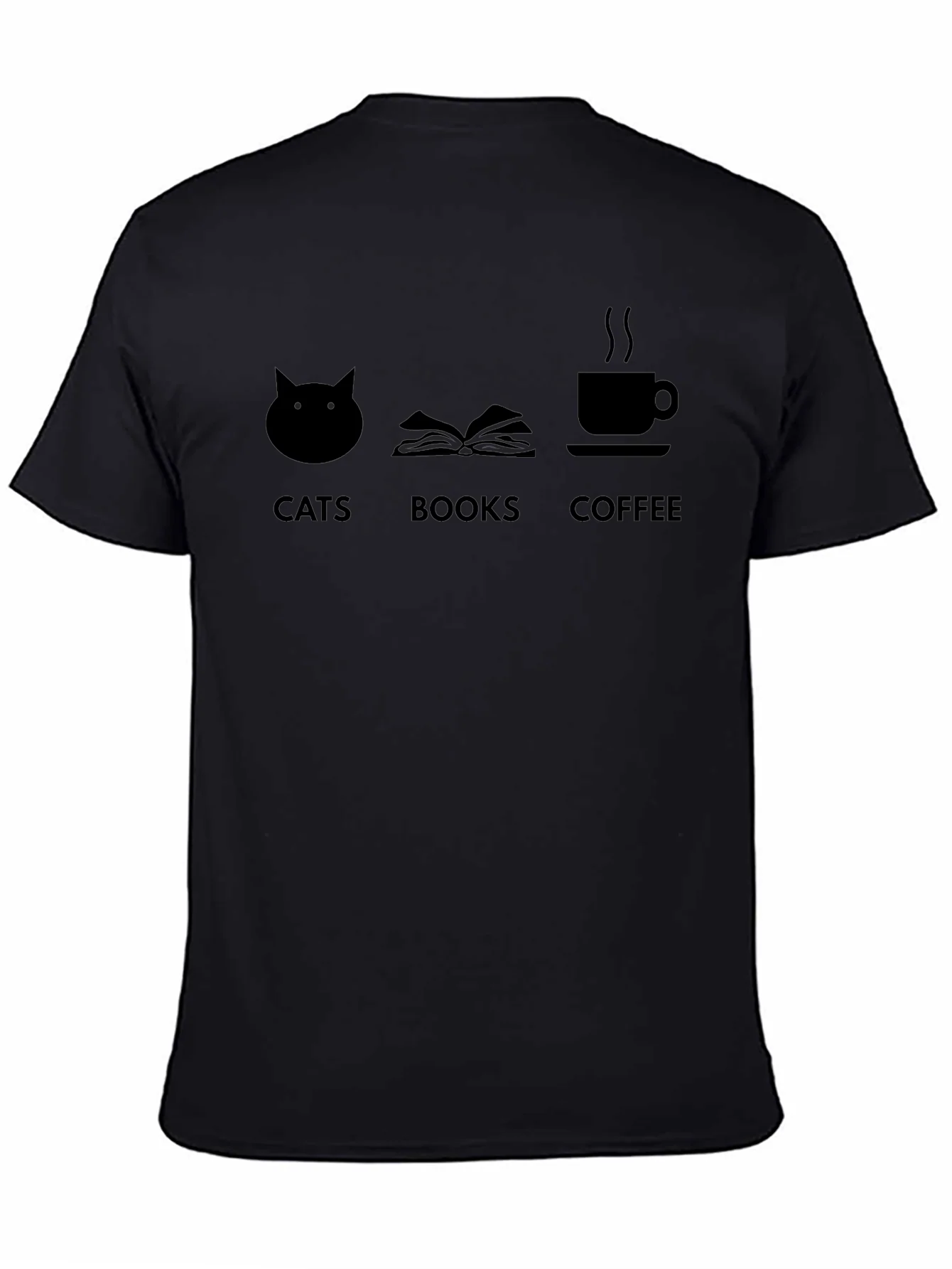 Cats Books Coffee T-Shirt
