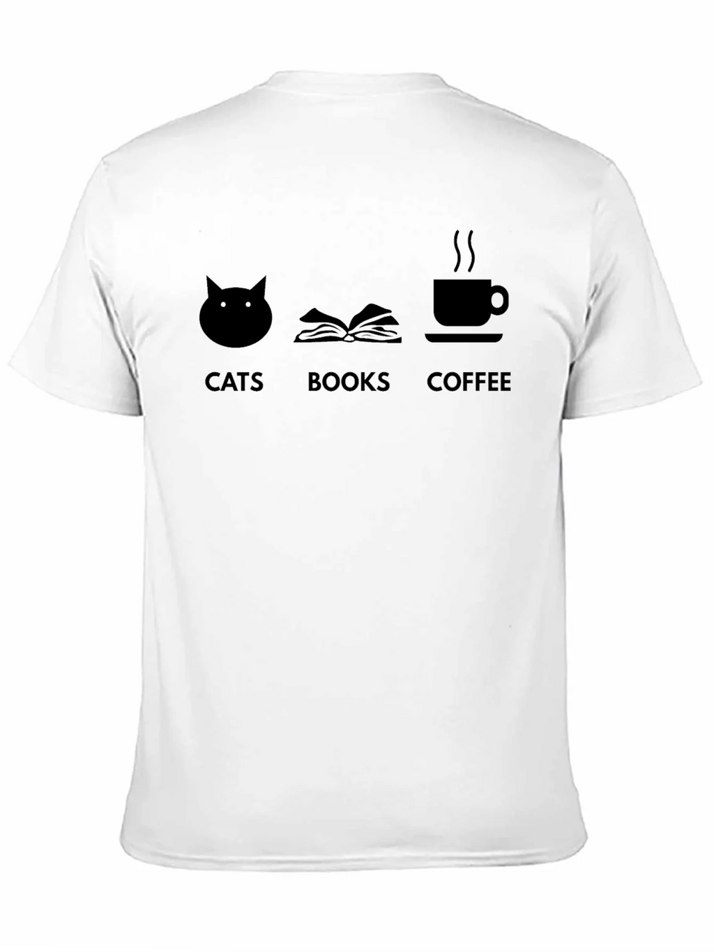 Cats Books Coffee T-Shirt