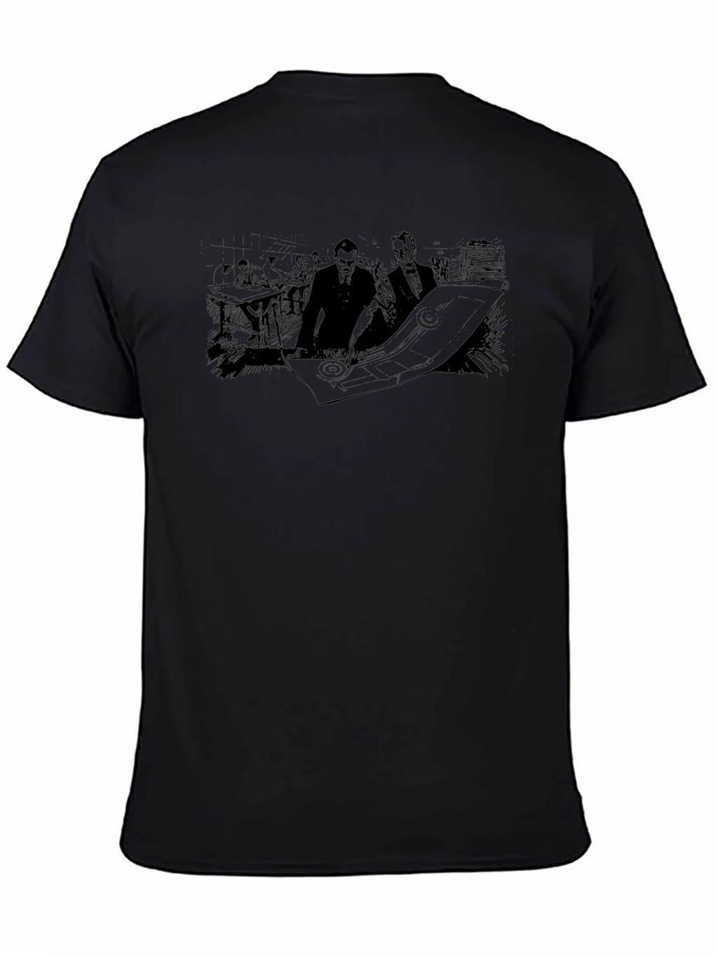 Blueprint Graphic Tee - Mens Black Short Sleeve
