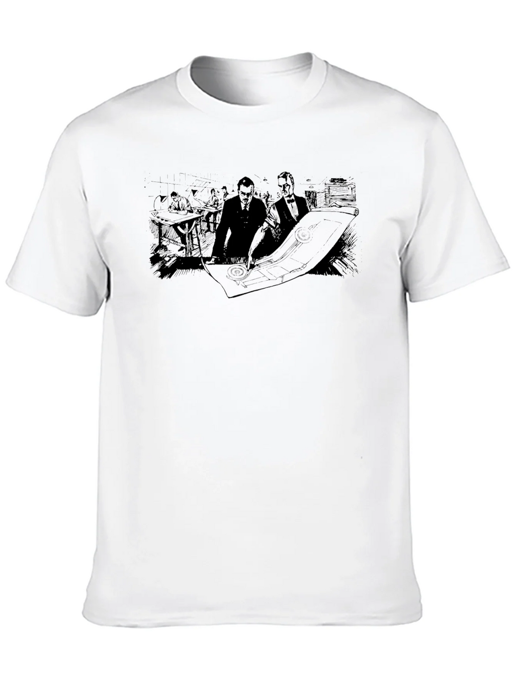 Blueprint Graphic Tee - Mens Black Short Sleeve